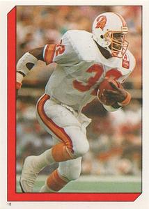 1986 Topps Stickers #18 James Wilder Front