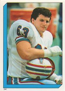 1986 Topps Stickers #240 Mike Munchak Front