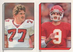1986 Topps Stickers #56 / 206 Rick Bryan / Bill Kenney Front