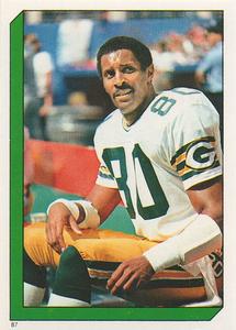 1986 Topps Stickers #87 James Lofton Front