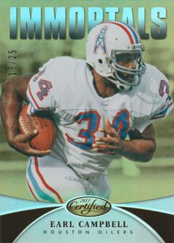 2013 Panini Certified - Mirror Gold #168 Earl Campbell Front