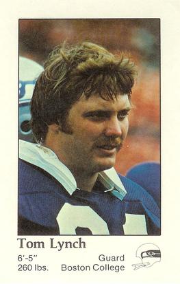 1979 Seattle Seahawks Police #NNO Tom Lynch Front