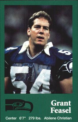 1990 Seattle Seahawks Police #NNO Grant Feasel Front