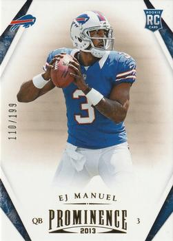 2013 Panini Prominence - Gold #131 EJ Manuel Front