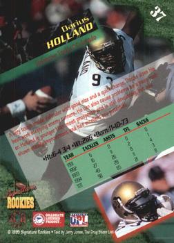 1995 Signature Rookies  #37 Darius Holland Back