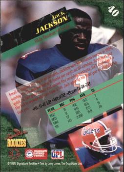 1995 Signature Rookies  #40 Jack Jackson Back