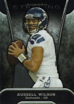 2013 Bowman Sterling #80 Russell Wilson Front