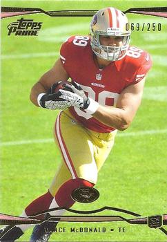 2013 Topps Prime - Gold #129 Vance McDonald Front