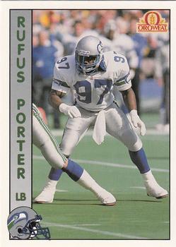 1992 Pacific Oroweat Seattle Seahawks #50 Rufus Porter Front