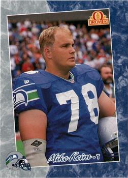 1993 Pacific Oroweat Seattle Seahawks #10 Mike Keim Front
