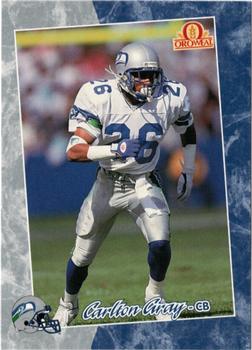 1993 Pacific Oroweat Seattle Seahawks #33 Carlton Gray Front