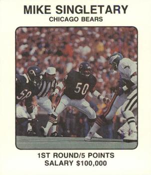 1989 Franchise Game #NNO Mike Singletary Front