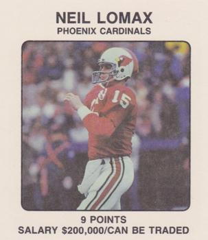 1989 Franchise Game #NNO Neil Lomax Front