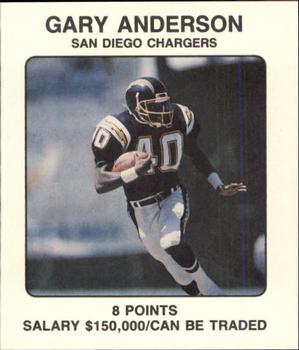 1989 Franchise Game #NNO Gary Anderson Front