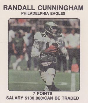1989 Franchise Game #NNO Randall Cunningham Front