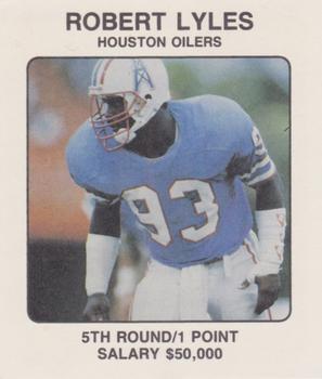 1989 Franchise Game #NNO Robert Lyles Front