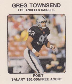 1989 Franchise Game #NNO Greg Townsend Front