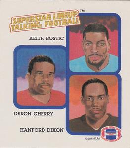 1989 Parker Brothers Talking Football #NNO Keith Bostic / Deron Cherry / Hanford Dixon Front