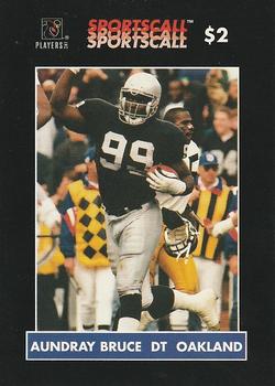 1996 Sportscall Phone Cards #157 Aundray Bruce Front