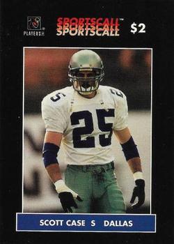 1996 Sportscall Phone Cards #208 Scott Case Front