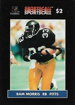 1996 Sportscall Phone Cards #343 Bam Morris Front