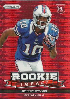 2013 Panini Prizm - Rookie Impact Prizms Red Pulsar #14 Robert Woods Front