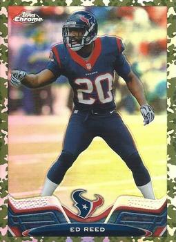 2013 Topps Chrome - Camo Refractors #34 Ed Reed Front