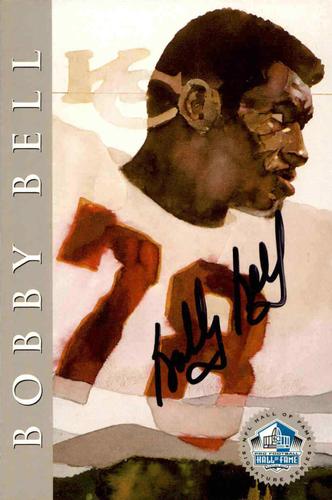 1998 Ron Mix HOF Autographs - Platinum #NNO Bobby Bell Front