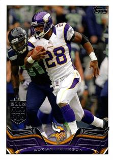 2013 Topps Mini #1 Adrian Peterson Front