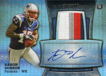2013 Bowman Sterling - Rookie Autograph Relics Prism Refractors #BSAR-AD Aaron Dobson Front