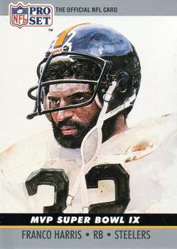1990 Pro Set - Super Bowl MVP Collectibles #9 Franco Harris Front