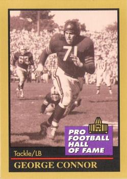 1991 Enor Pro Football HOF #29 George Connor Front