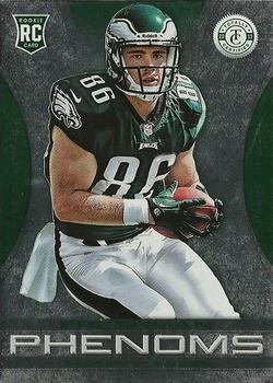 2013 Panini Totally Certified - Totally Green #250 Zach Ertz Front