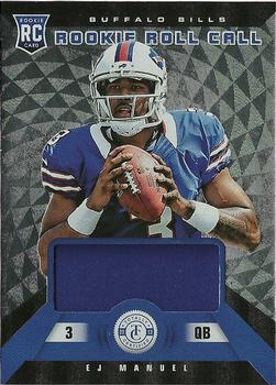 2013 Panini Totally Certified - Rookie Roll Call Materials #9 EJ Manuel Front