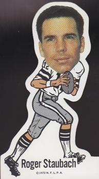 1972 NFLPA Vinyl Stickers #NNO Roger Staubach Front