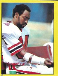 1982 Topps Stickers #16 Alfred Jenkins Front