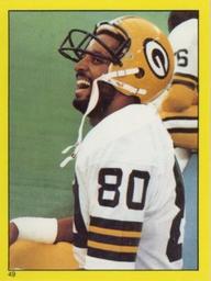 1982 Topps Stickers #49 James Lofton Front