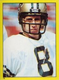 1982 Topps Stickers #78 Archie Manning Front