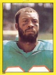 1982 Topps Stickers #229 Tony Nathan Front