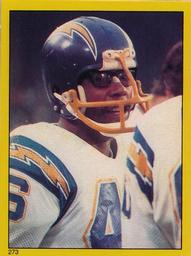 1982 Topps Stickers #273 Chuck Muncie Front
