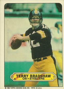 1983 Topps - Stickers #5 Terry Bradshaw Front