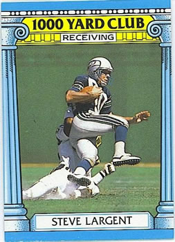 1987 Topps - 1000 Yard Club #18 Steve Largent Front