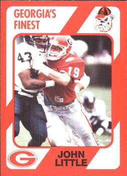 1989 Collegiate Collection Georgia Bulldogs (200) #56 John Little Front