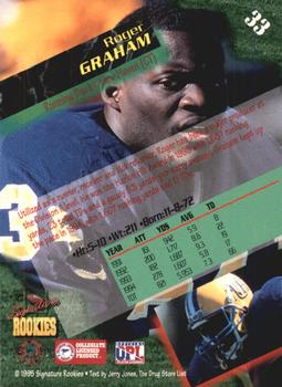 1995 Signature Rookies  - Autographs #33 Roger Graham Back