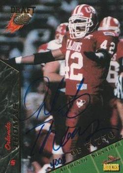 1995 Signature Rookies  - Autographs #71 Orlando Thomas Front