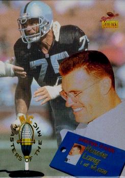 1995 Signature Rookies  - Masters of the Mic #M3 Howie Long Front