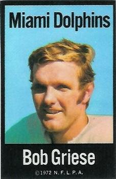 1972 NFLPA Fabric Cards #NNO Bob Griese Front