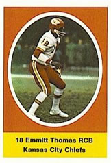 1972 Sunoco Stamps #NNO Emmitt Thomas Front