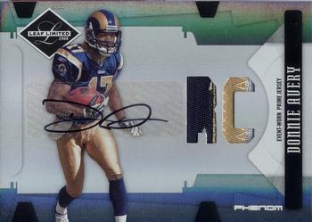 2008 Leaf Limited #309 Donnie Avery Front