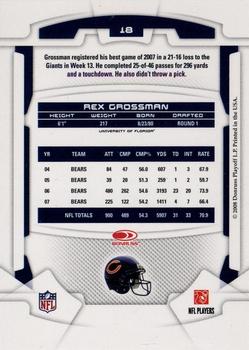 2008 Leaf Rookies & Stars Longevity #18 Rex Grossman Back